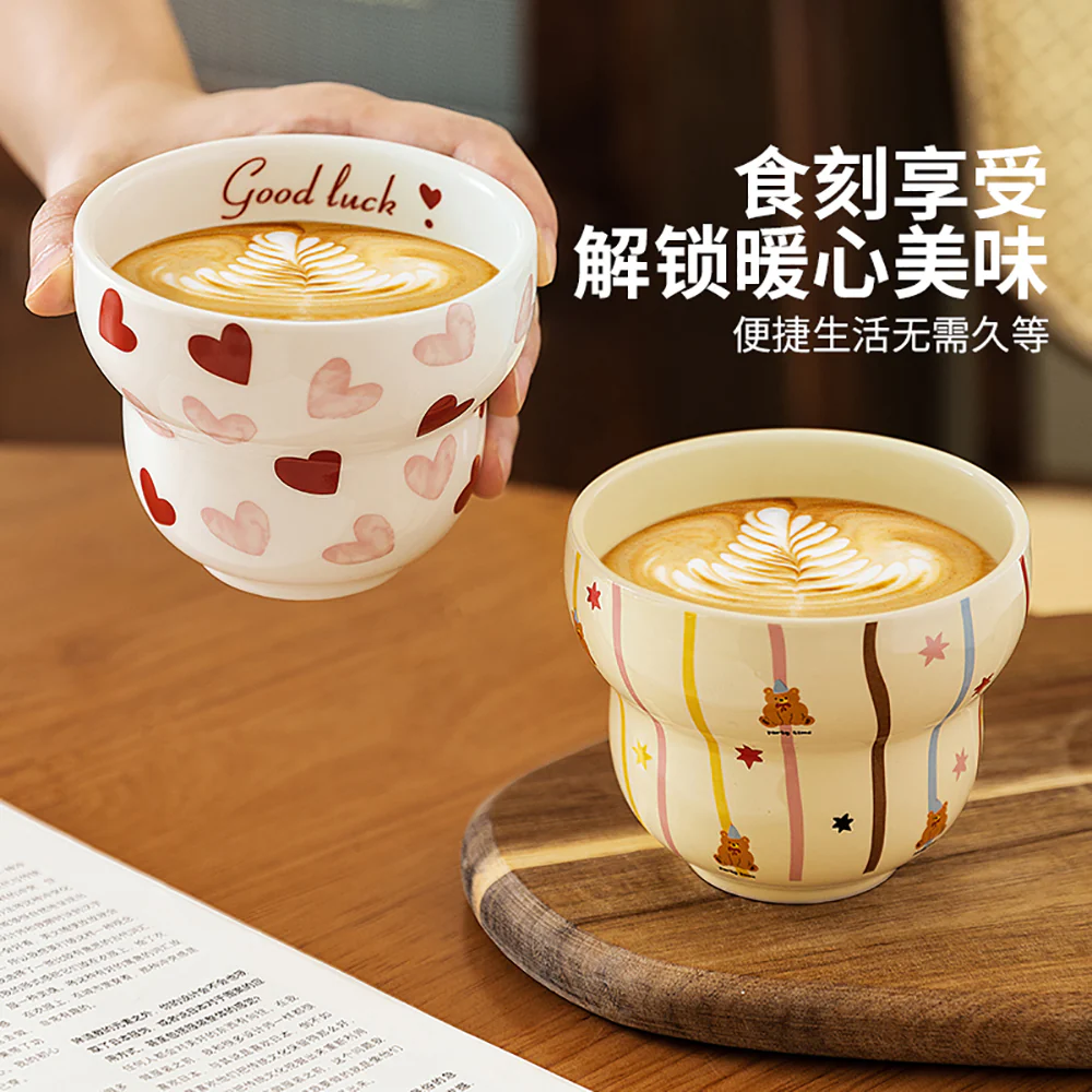 Modern SweetHome Heart-Shaped Coffee Mug - Image 3