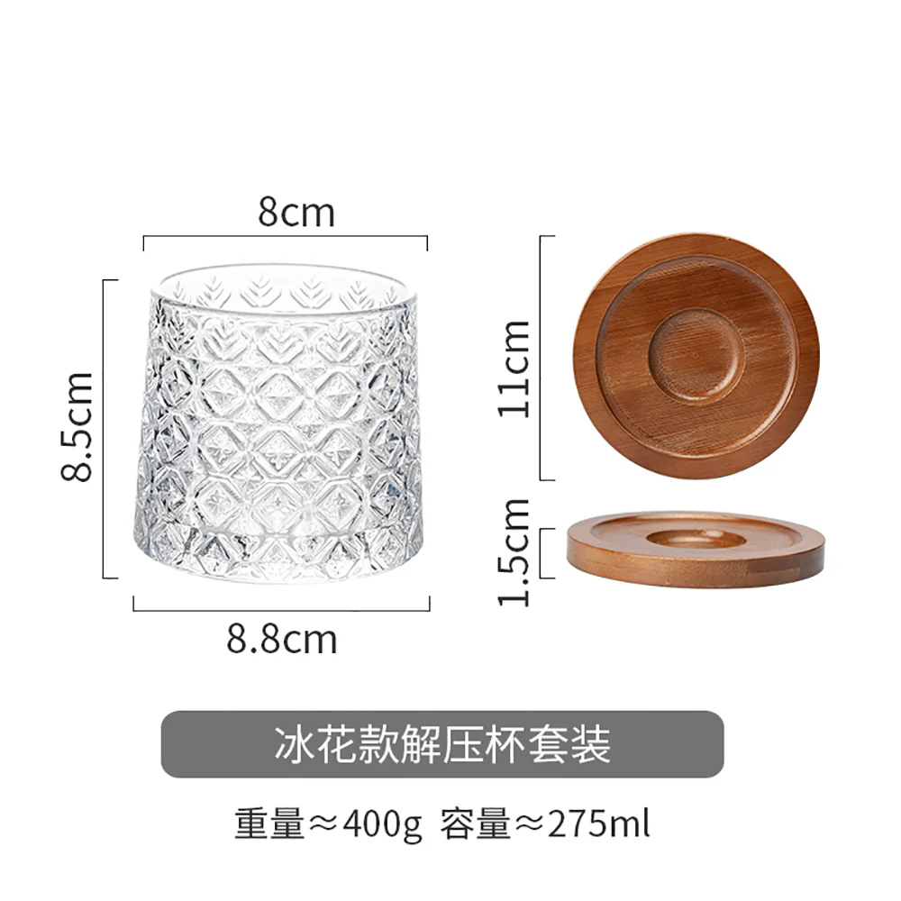 Modern SweetHome Ice Flower Stress Relief Cup Set