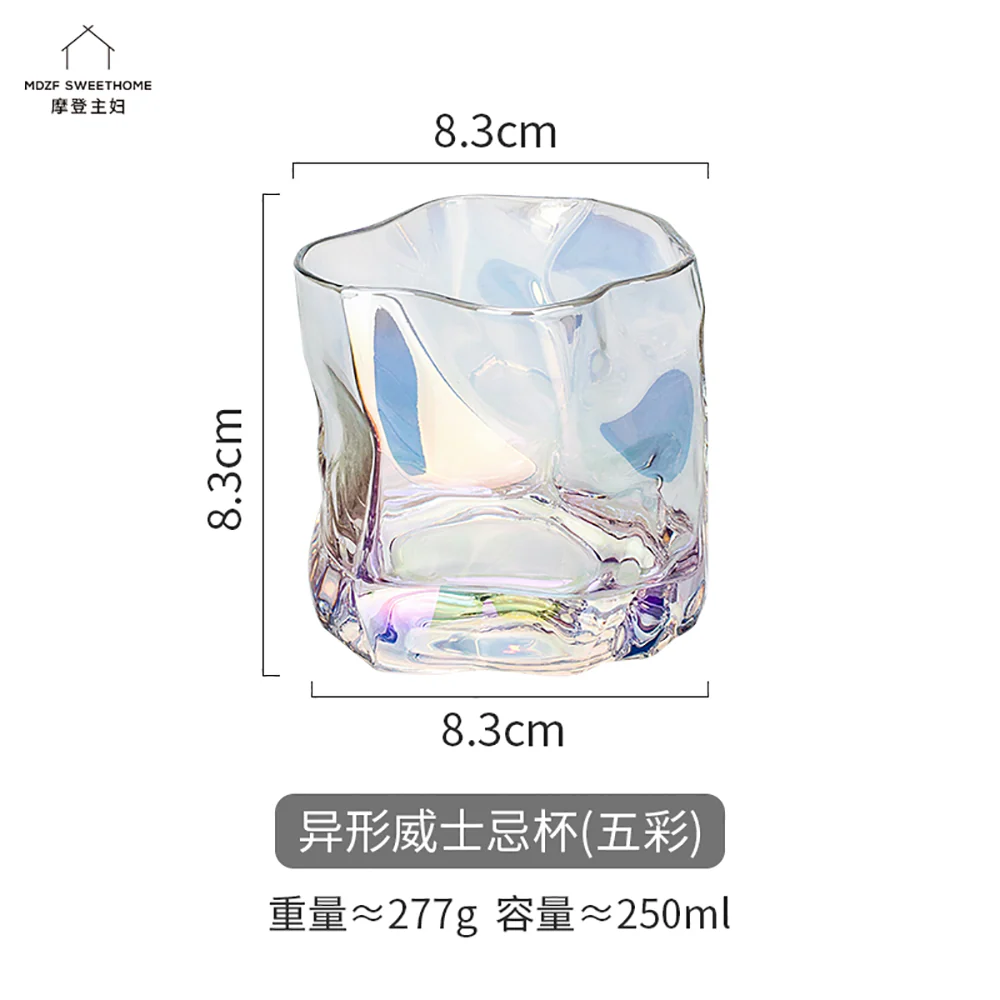 Modern SweetHome Iridescent Whiskey Glass - Image 5