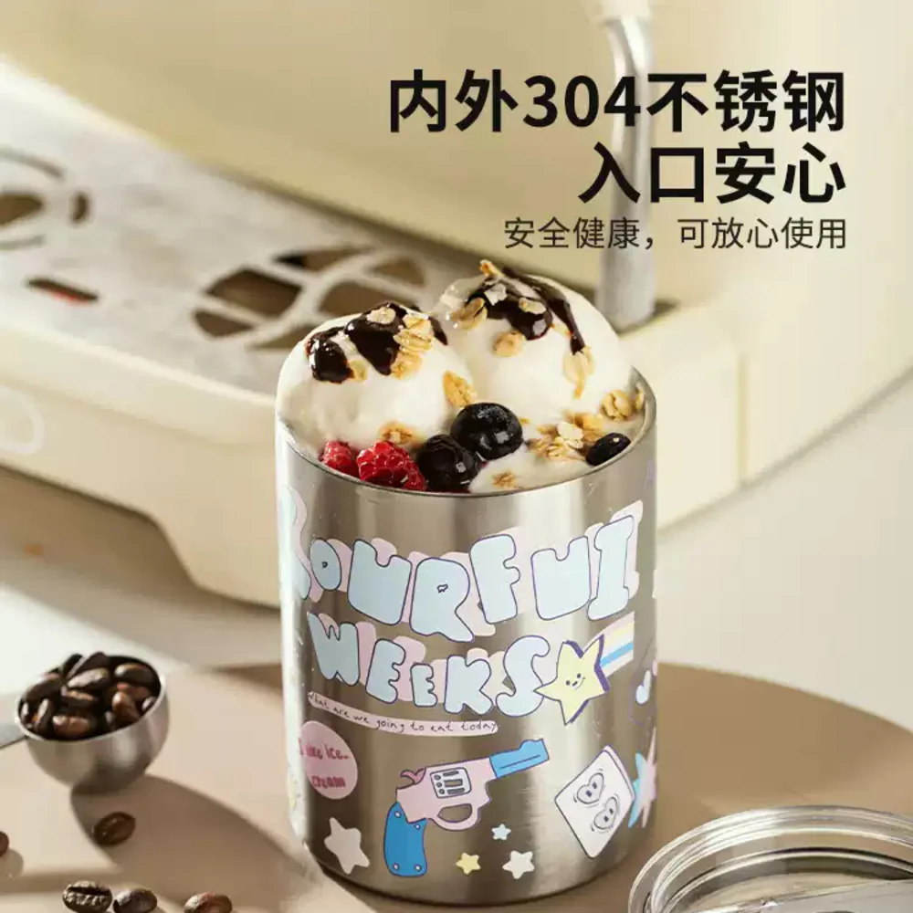 Modern Housewife Magic Girl Coffee Thermos Cup - 350ml - Image 3