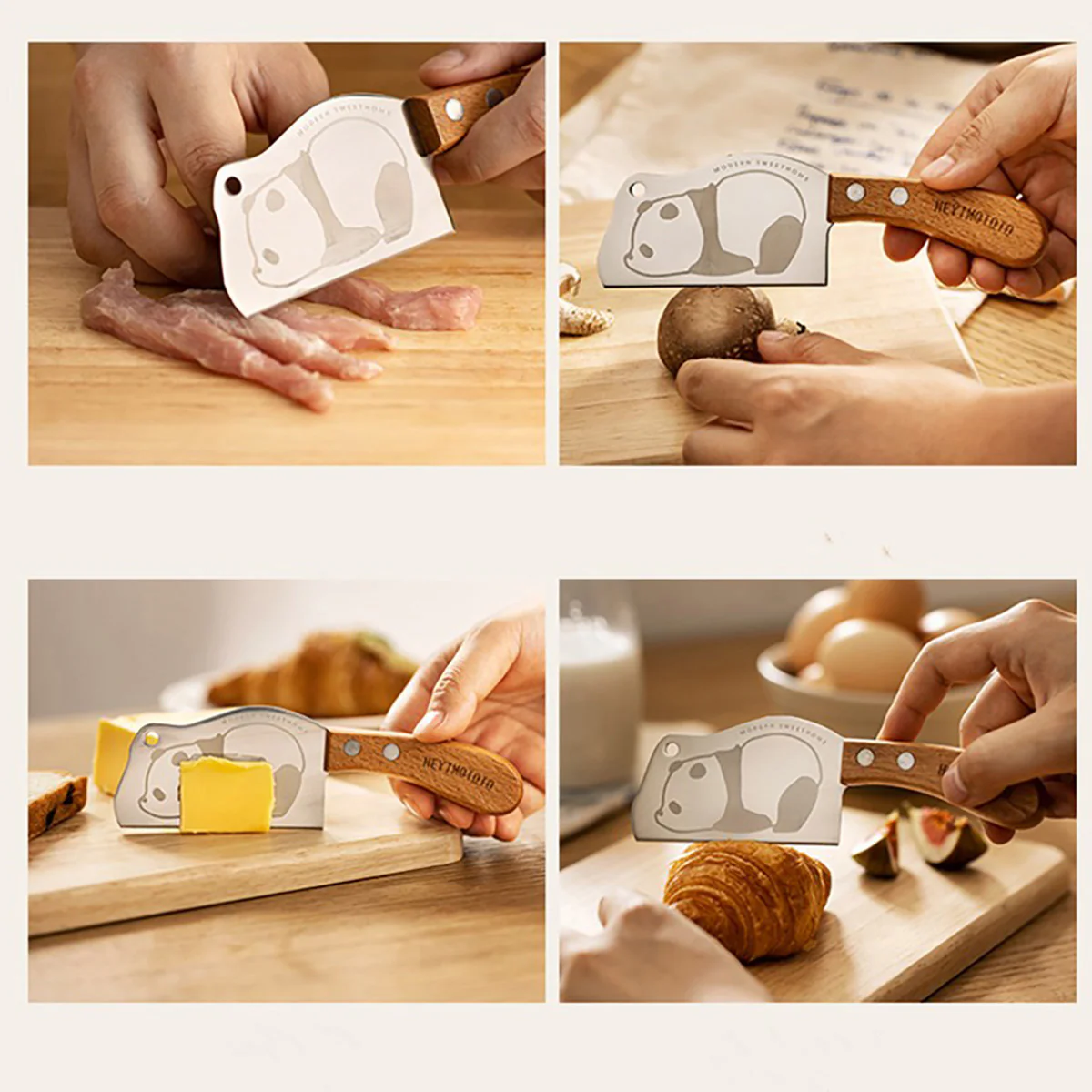 Modern SweetHome Mini Piggy Fruit Knife - Sharp Edge - Image 2