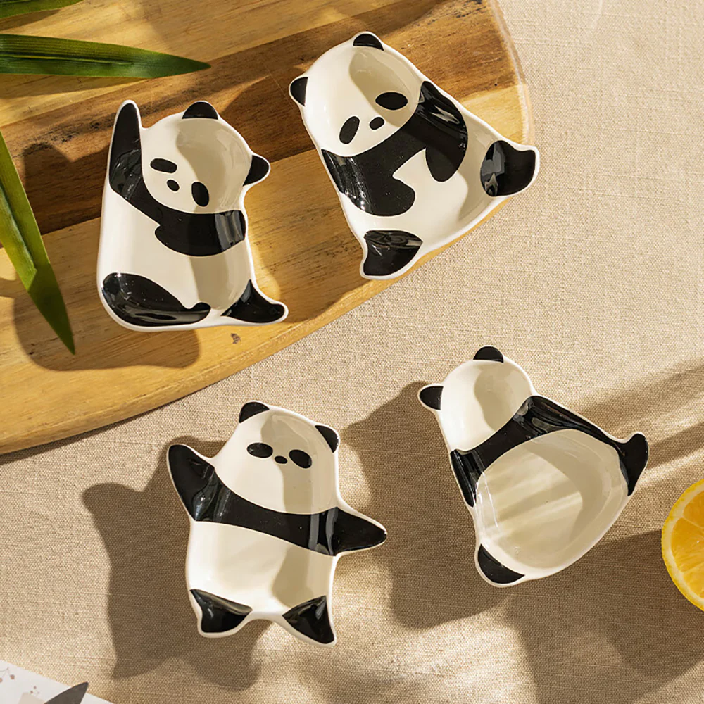 Modern SweetHome Mototo Panda Sauce Dishes