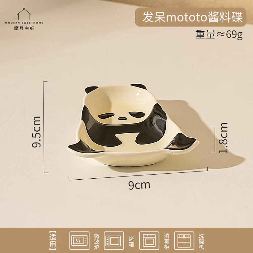 Modern SweetHome Mototo Panda Sauce Dishes - Image 5
