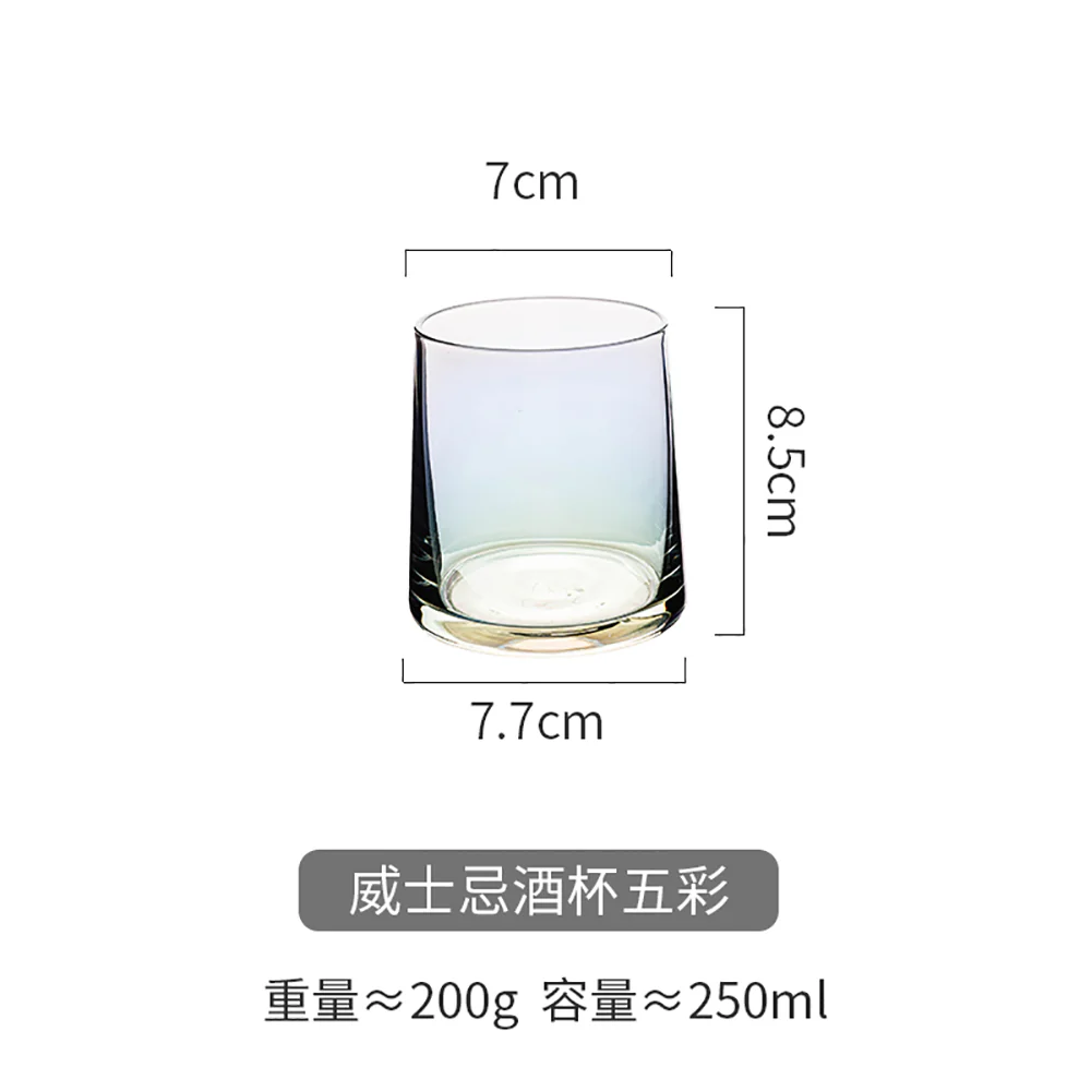 Modern SweetHome Multicolor Whiskey Glass - Image 2