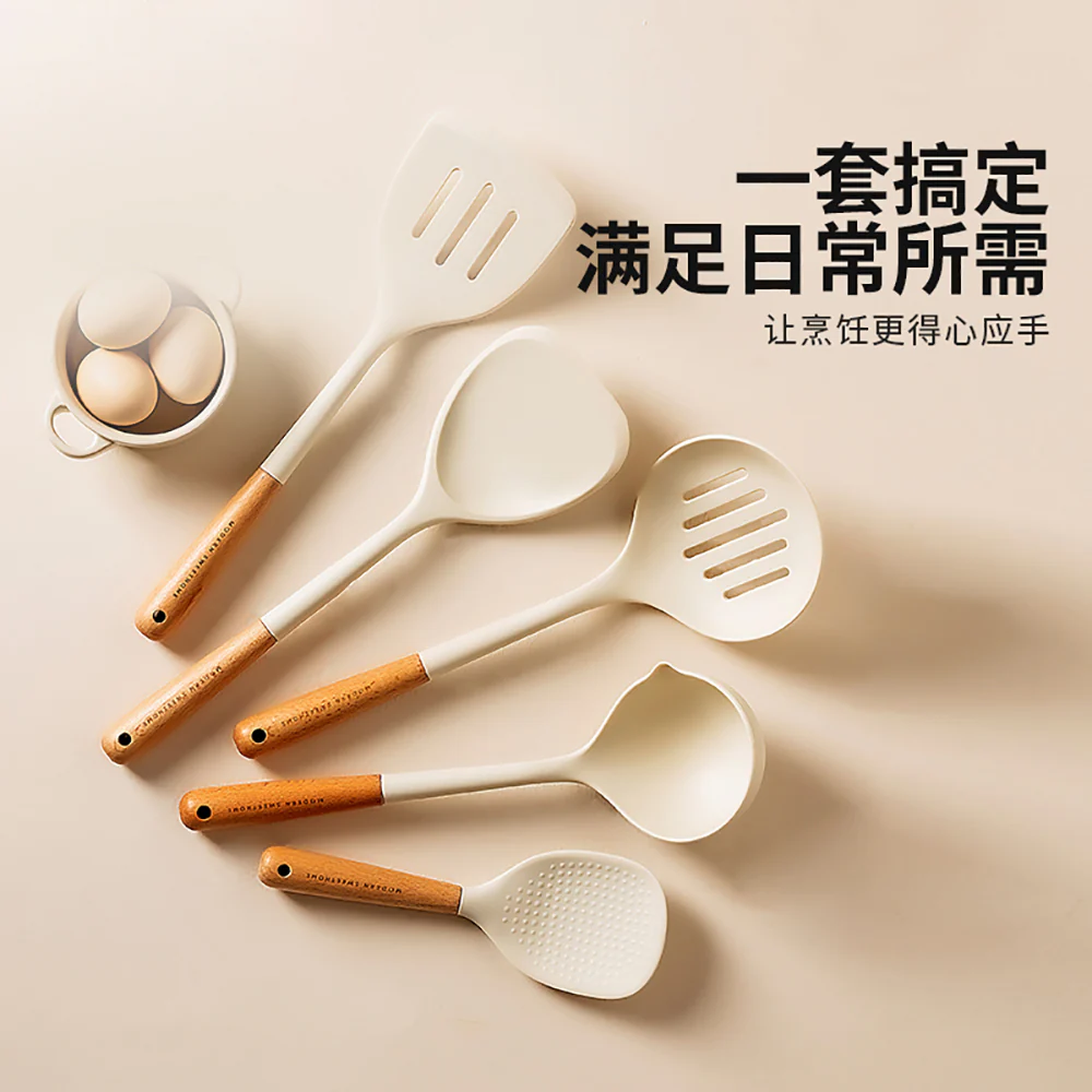 Modern SweetHome Nipple-Grade Long Handle Slotted Spoon - Image 2