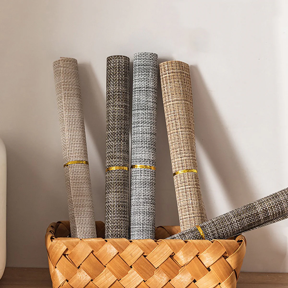 Modern SweetHome Nordic Heat-Resistant Table Mats - Beige, Set of 4 - Image 5