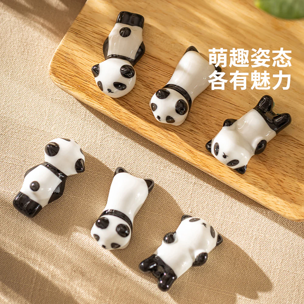Modern SweetHome Panda Chopstick Holders - Set of 3 - Image 2