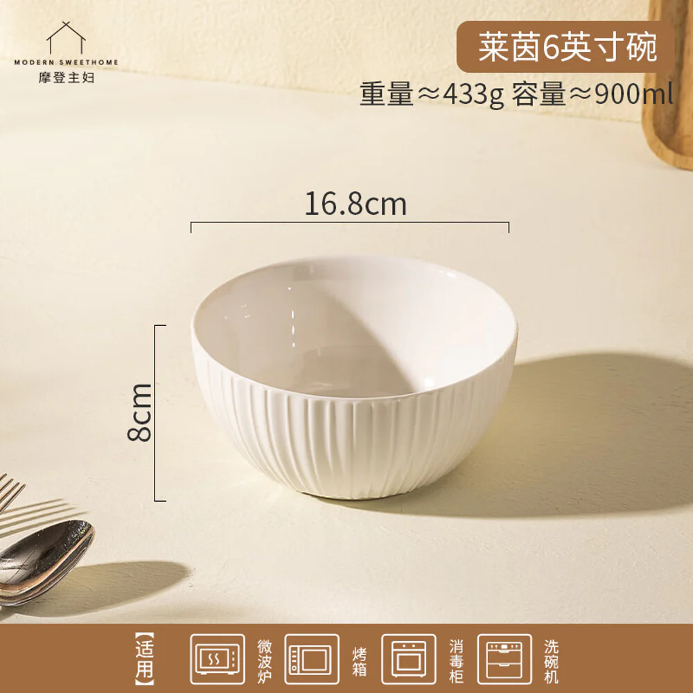 Modern SweetHome Rhine 6-Inch Bowl - Image 2
