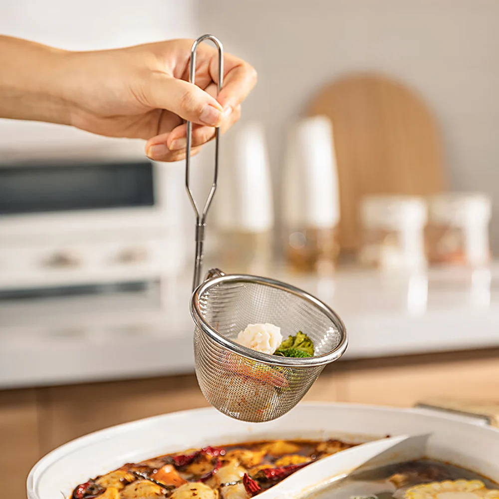 Modern SweetHome Short Handle Strainer - Small, 304 Stainless Steel - Image 3