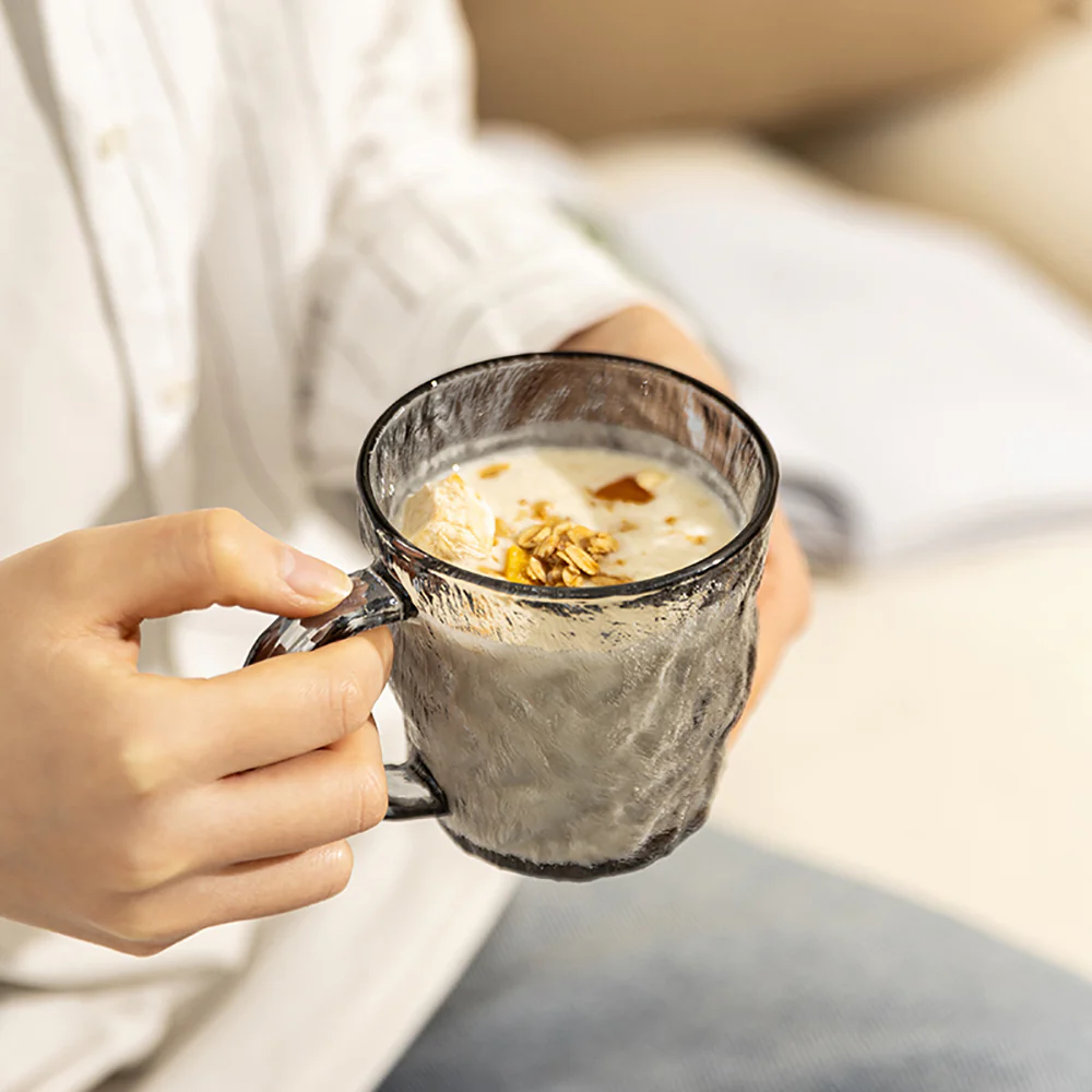 Modern SweetHome Transparent Glacier Handle Mug - Short - Image 2