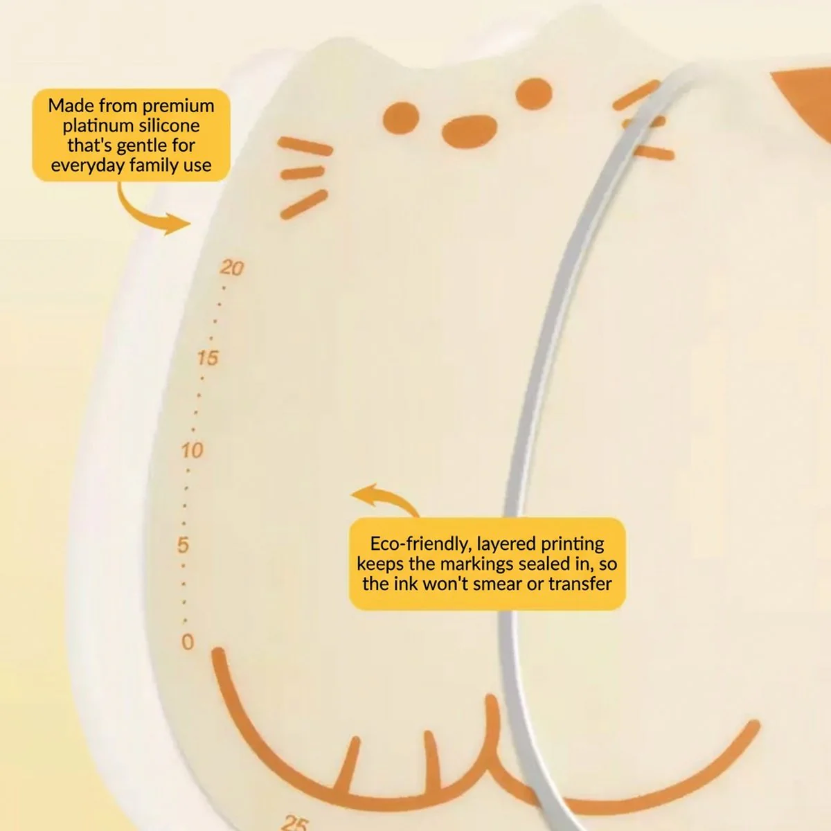 Modern Sweet Home Cat-Shaped Silicone Kneading Mat 52×39 cm with Matching Cat Dough Scraper – Non-Slip Baking Mat - Image 2