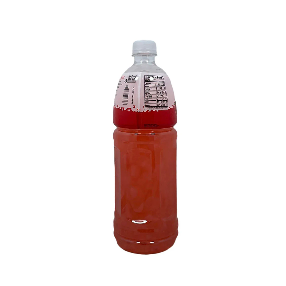 Mogu Mogu Strawberry Flavoured Drink with Nata de Coco 1L - Image 2