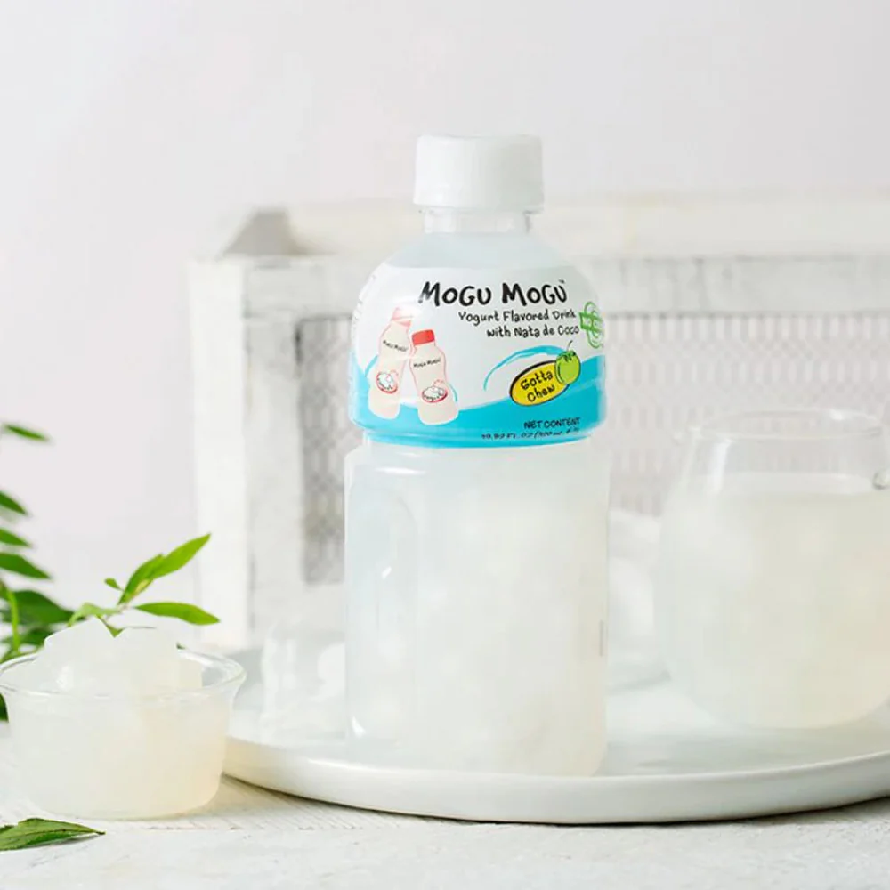 Mogu Mogu Yoghurt Flavoured Drink with Nata de Coco 320ml x 6 - Image 3