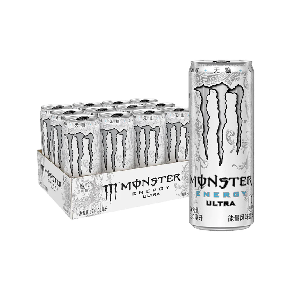 Monster Energy Ultra Sugar-Free Original Flavor - 330ml x 12 Cans