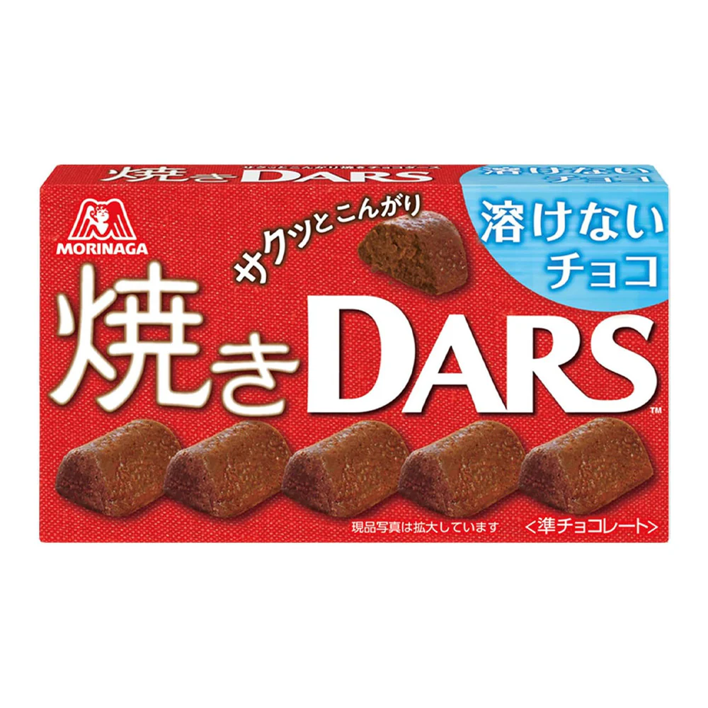 Morinaga DARS Baked Milk Chocolate Bites 51g – Crispy Heat-Resistant Snack