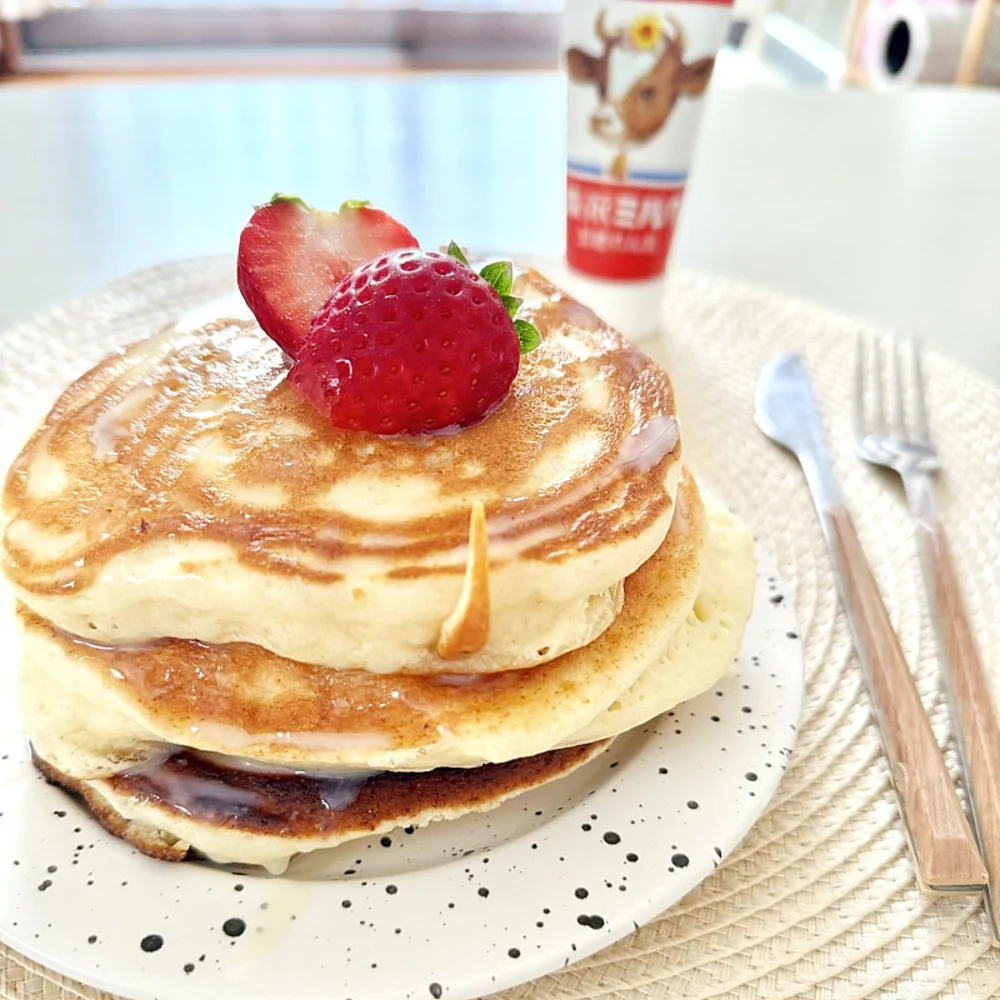 Morinaga Milk Flavored Pancake Mix 90g x 4 Packs - 360g - Image 3