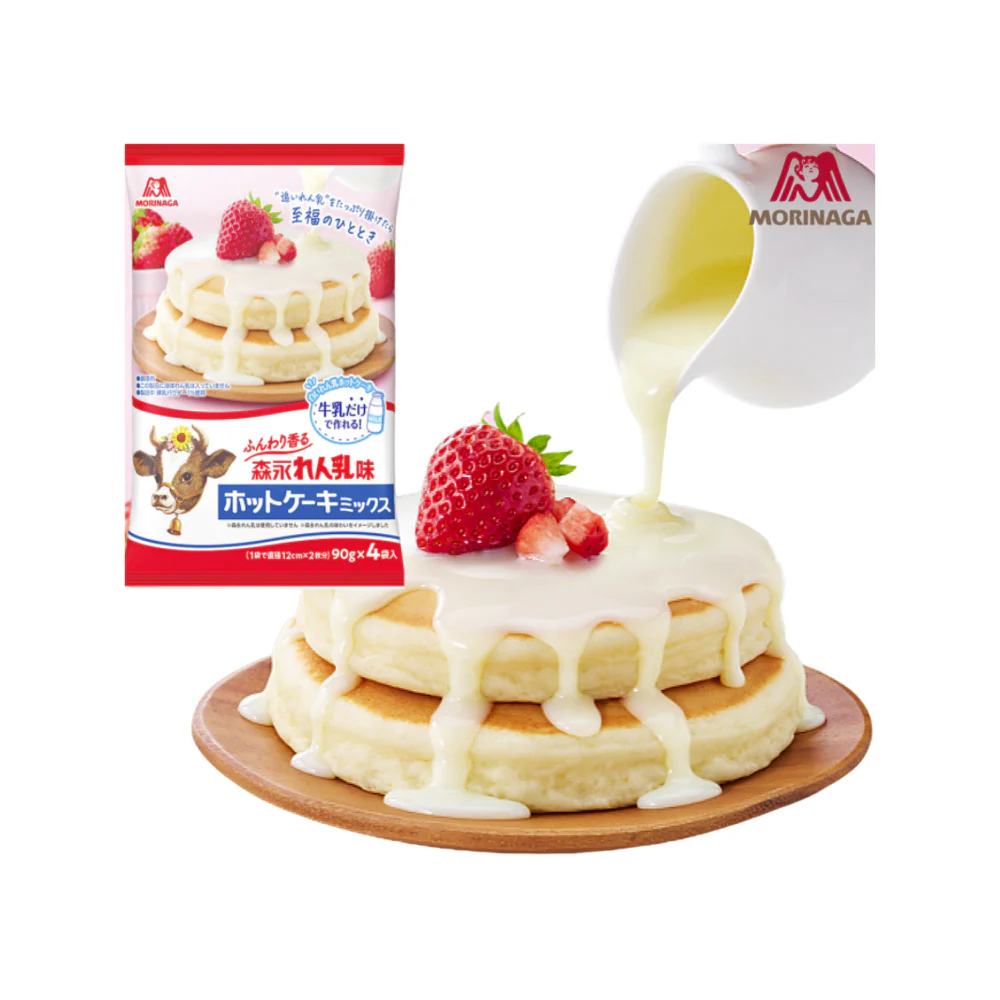 Morinaga Milk Flavored Pancake Mix 90g x 4 Packs - 360g - Image 4