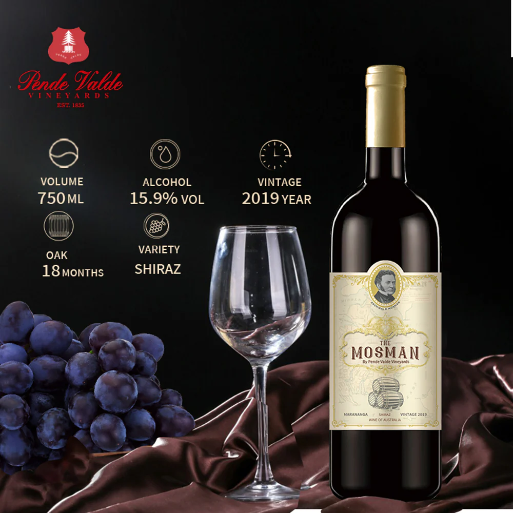 Mosman Shiraz Red Wine 2019 - 750ml - Image 2