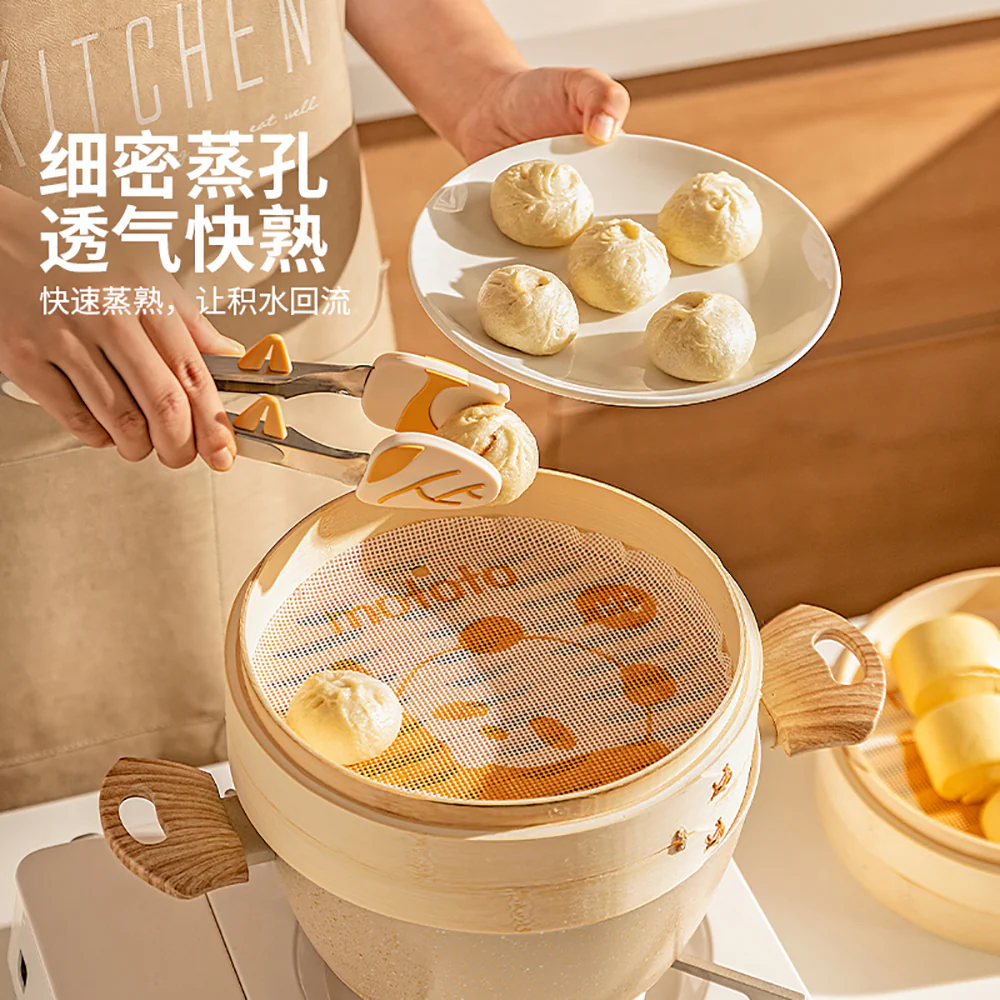 Mototo Panda Silicone Steamer Mat 26cm - 2 Pack - Image 3