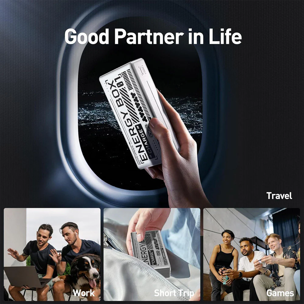 Movespeed High-Capacity Power Bank Space Silver 20000mAh 22.5W - Image 5