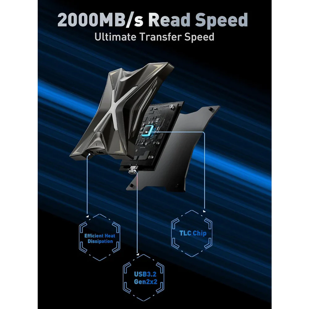 Movespeed Portable SSD 2TB Space Gray - Image 3