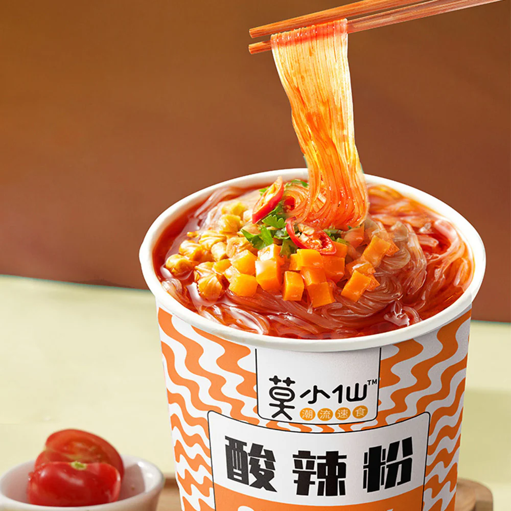 Moxiaoxian Spicy and Sour Vermicelli - 100g - Image 2