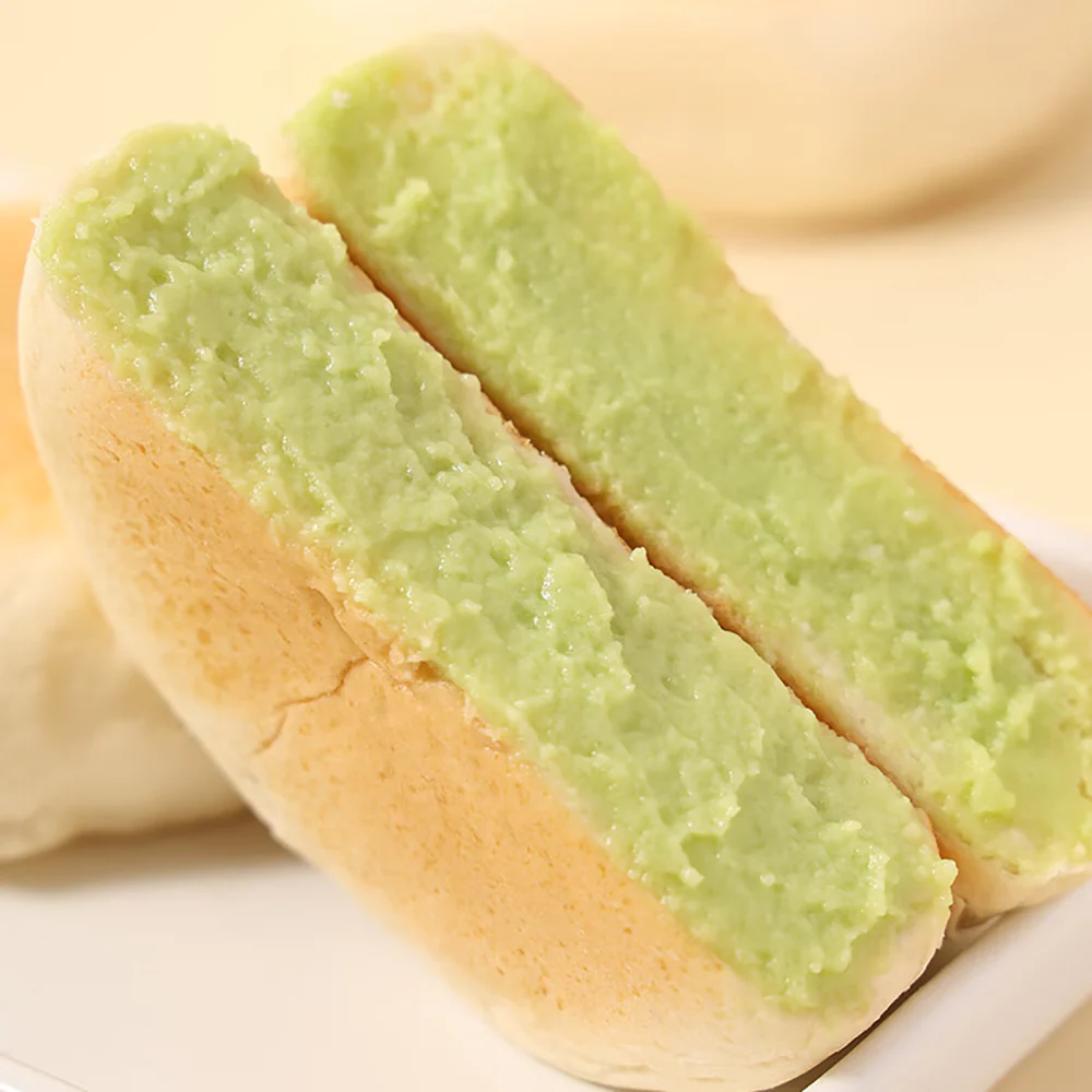 Moxiaoyan Soft Bread Rolls Avocado Flavor - 5 Pieces, 250g - Image 2