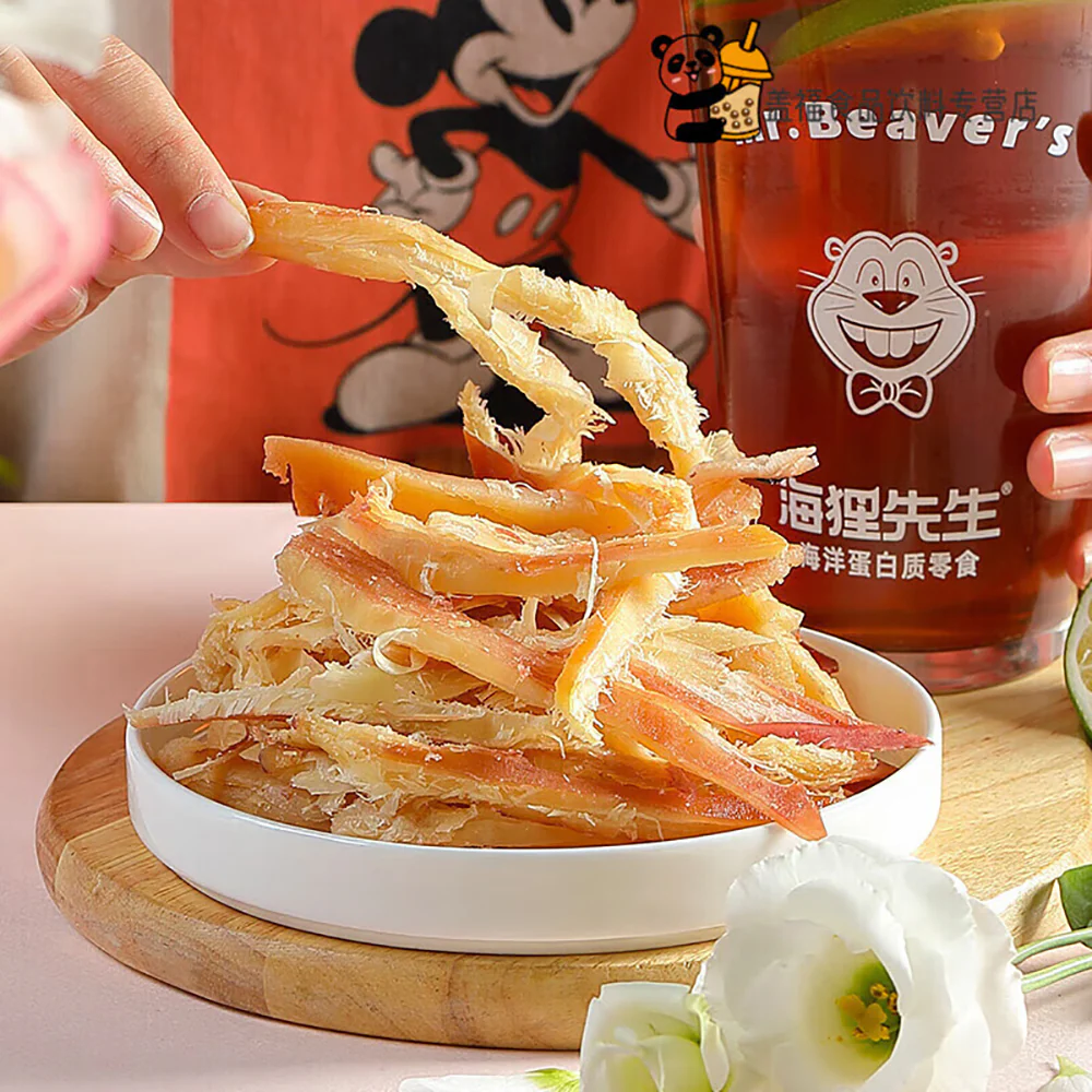 Mr. Beaver Squid Strips - 80g - Image 4