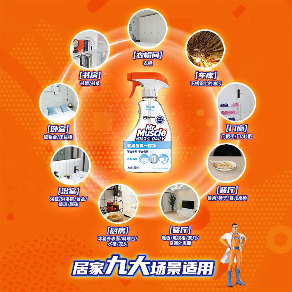 Mr Muscle Daily Surface Cleaner Spray - 350g - Image 5