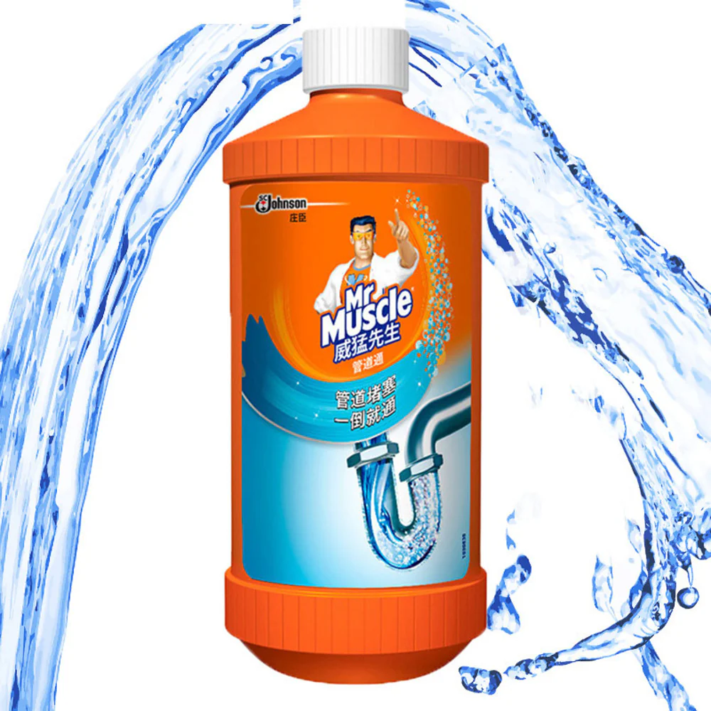 Mr Muscle Drain Cleaner 500g – Drain Unblocker for Sinks & Showers - Image 2