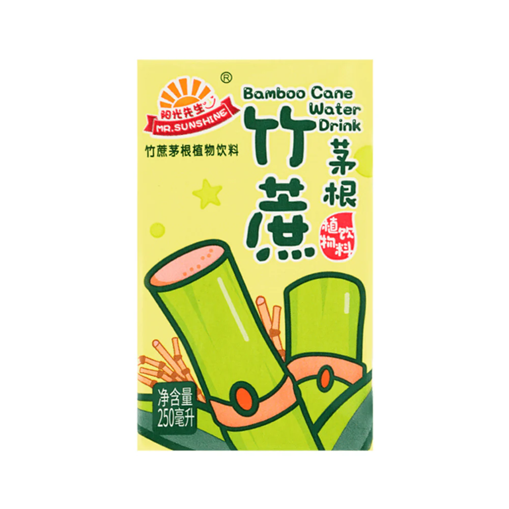 Mr. Sunshine Bamboo Cane and Imperatae Drink - 250ml x 6 Boxes - Image 2