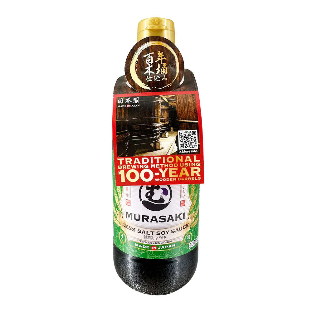 Murasaki Less Salt Soy Sauce - 500ml