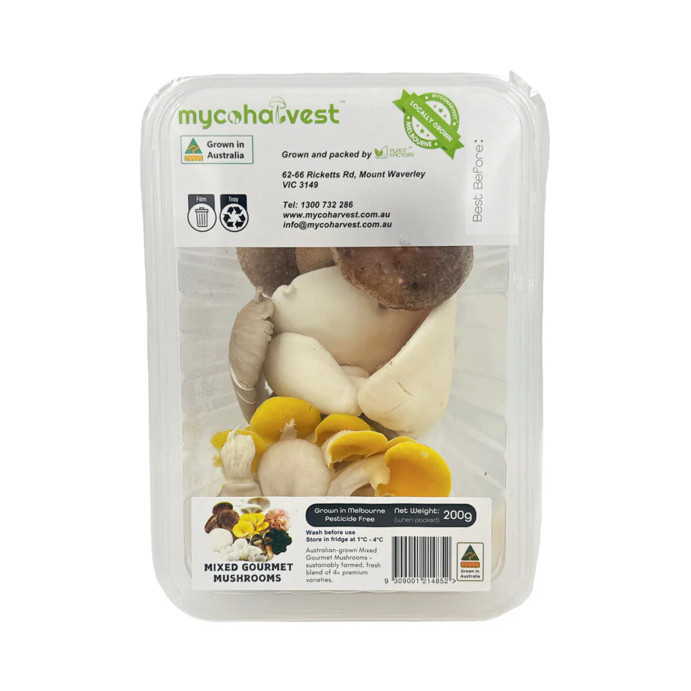 Mycoharvest Mixed Gourmet Mushrooms 200g - Image 4