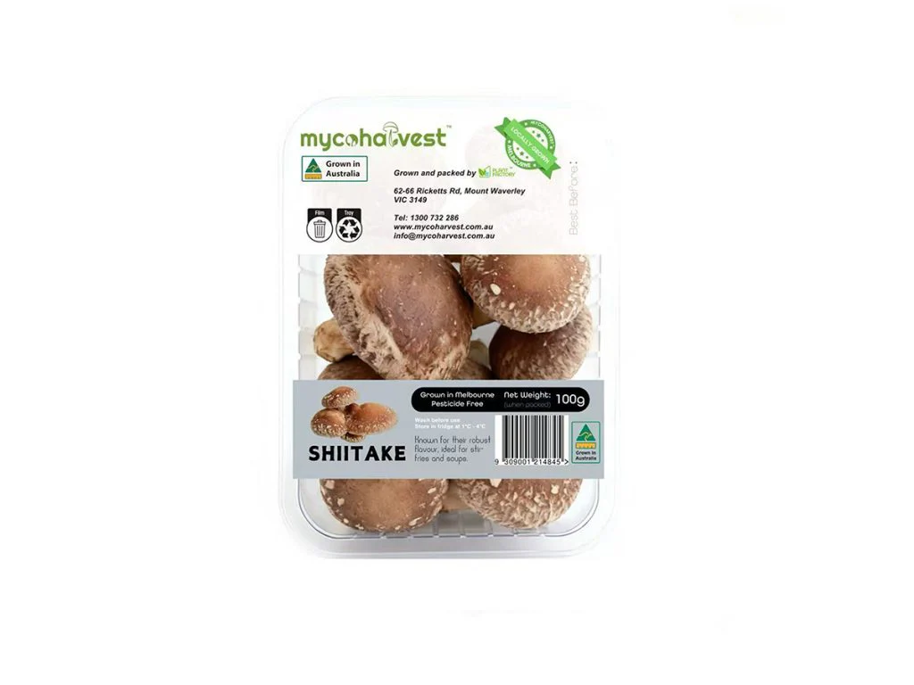 Mycoharvest Premium Australian Shiitake Mushrooms 150g - Image 2