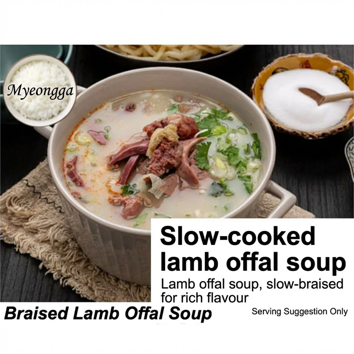 Myeongga Frozen Slow-Braised Lamb Offal Soup 700g - Ready to Heat