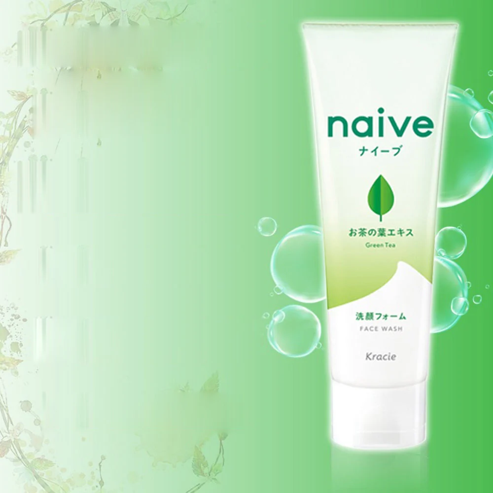 Naive Natural Plant Face Wash Green Tea - 130g - Image 3