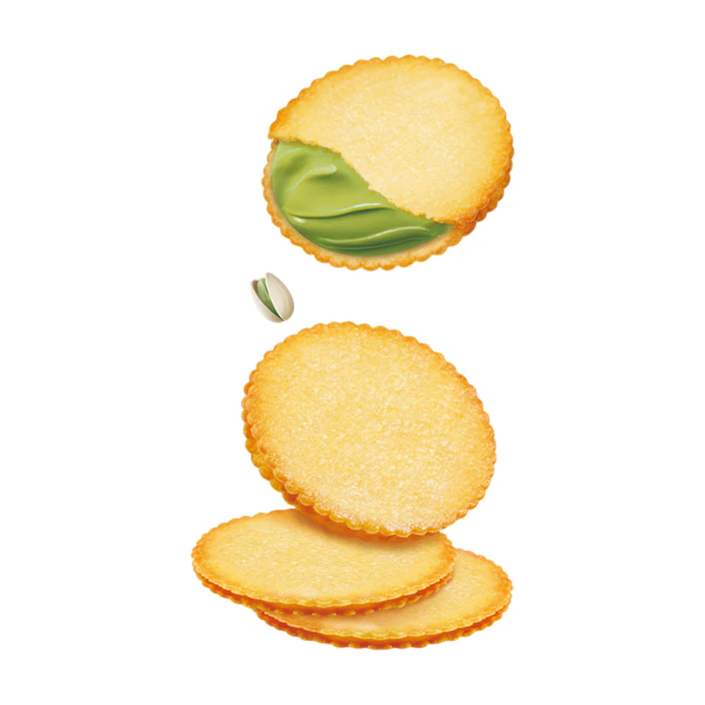 Nanbowang Pistachio Cream Filled Crispy Biscuits 188g - Image 3