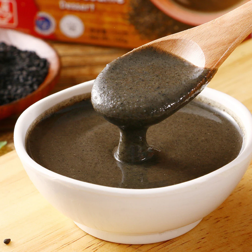 Nanfang Sugar-Free Black Sesame Paste - 12 Packs, 480g - Image 2