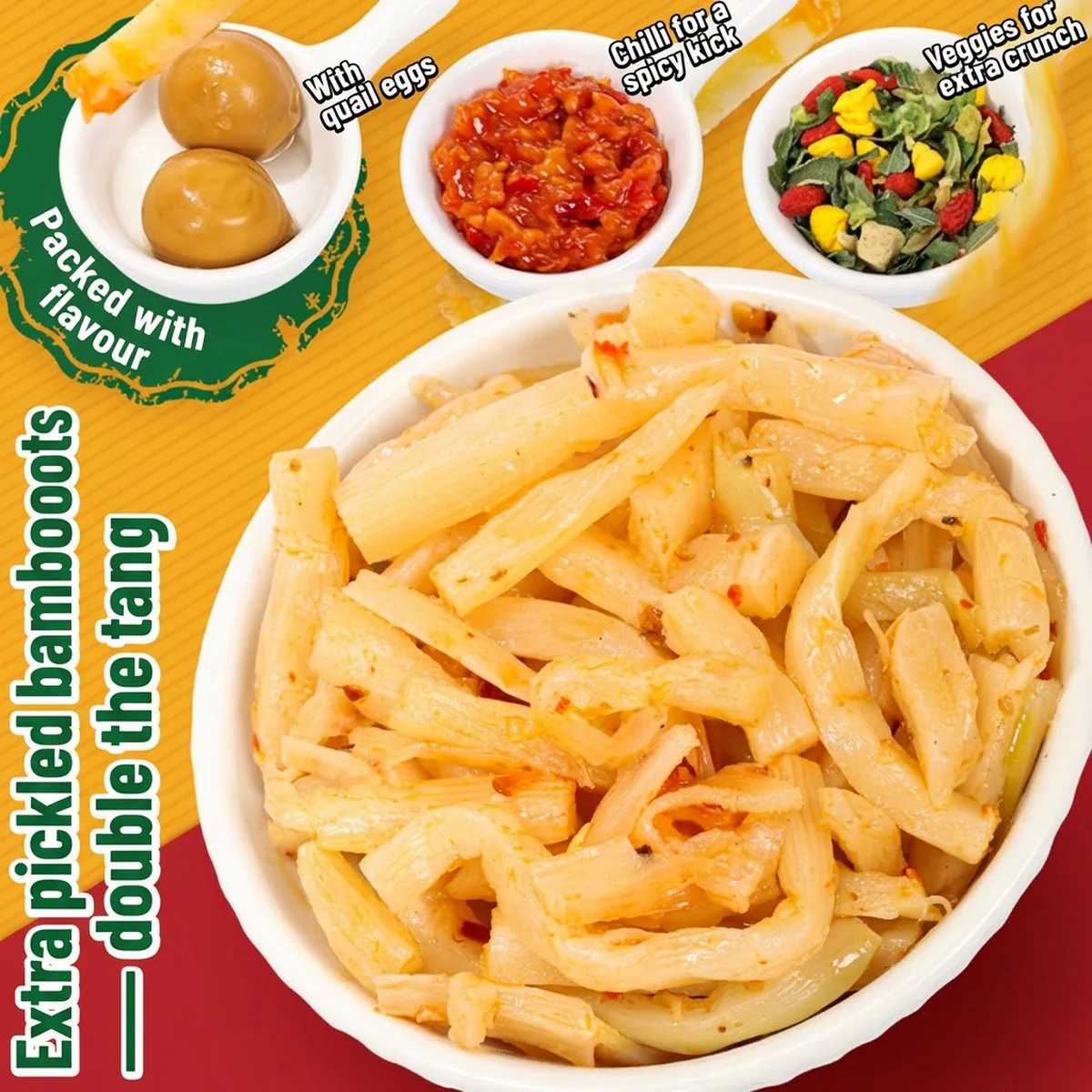 Nanning Old Friend Rice Noodles (Lao You Fen) 252g - Tangy Sour Bamboo Shoot Broth - Image 4