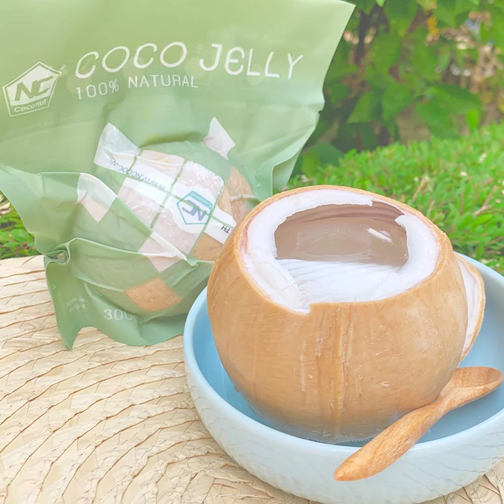NC Coconut Coco Jelly 300g - Frozen Coconut Dessert in Natural Shell