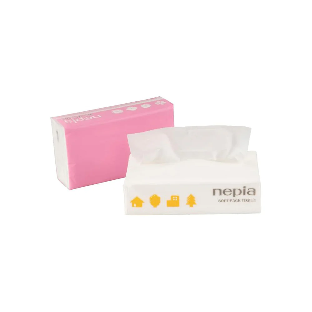 Nepia Soft Pack Tissues - 200 Sheets x 5 Packs - Image 2