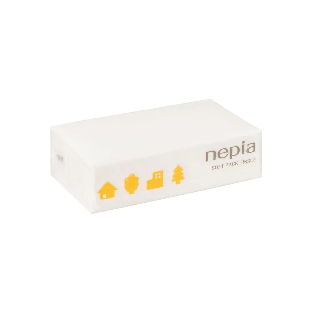 Nepia Soft Pack Tissues - 200 Sheets x 5 Packs - Image 3
