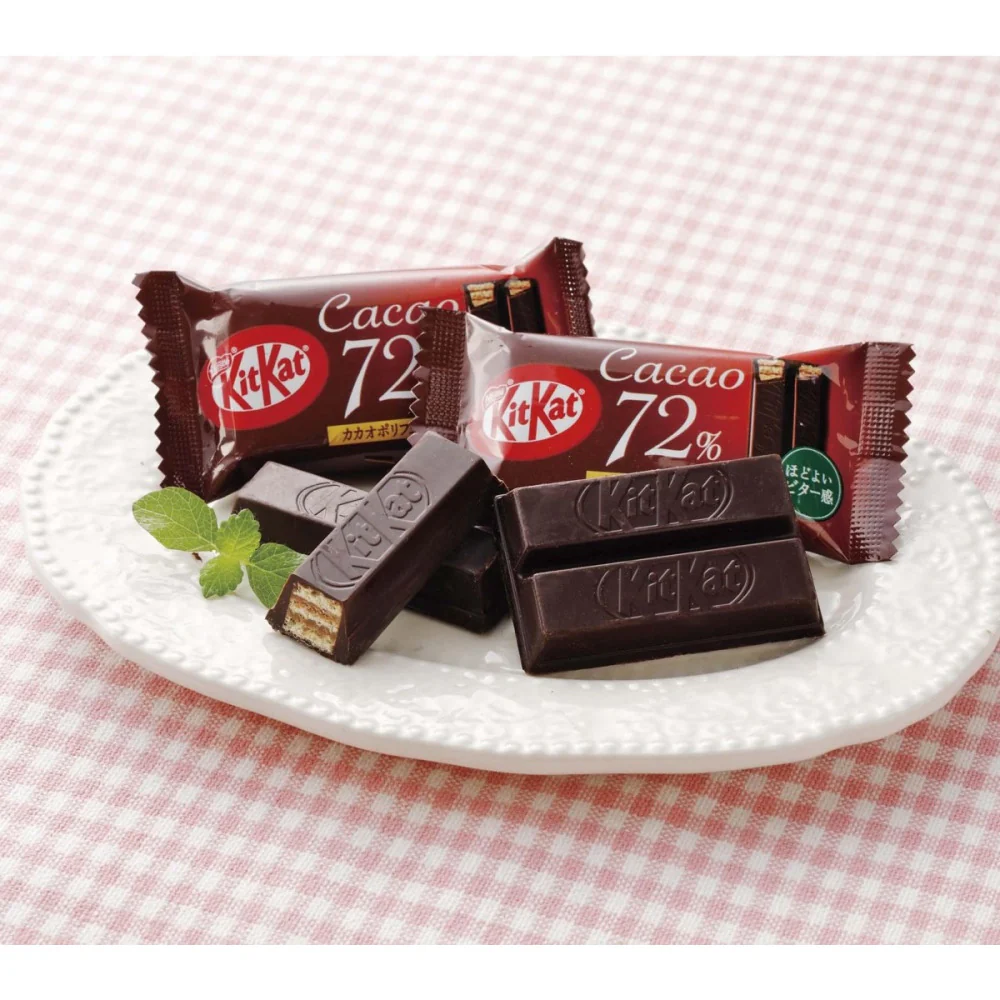Nestle KitKat Mini Chocolate 72% Cacao - 12 Bars, 139.2g - Image 2
