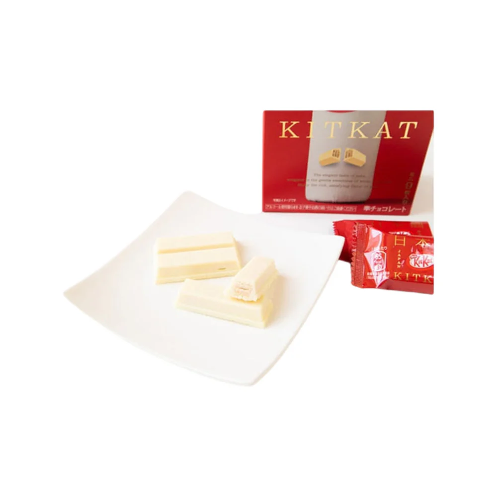 Nestlé KitKat Mini Japanese Sake Flavour Chocolate – 9 Mini Bars – Crispy Wafer in White Chocolate Infused with Junmai Sake - Image 3