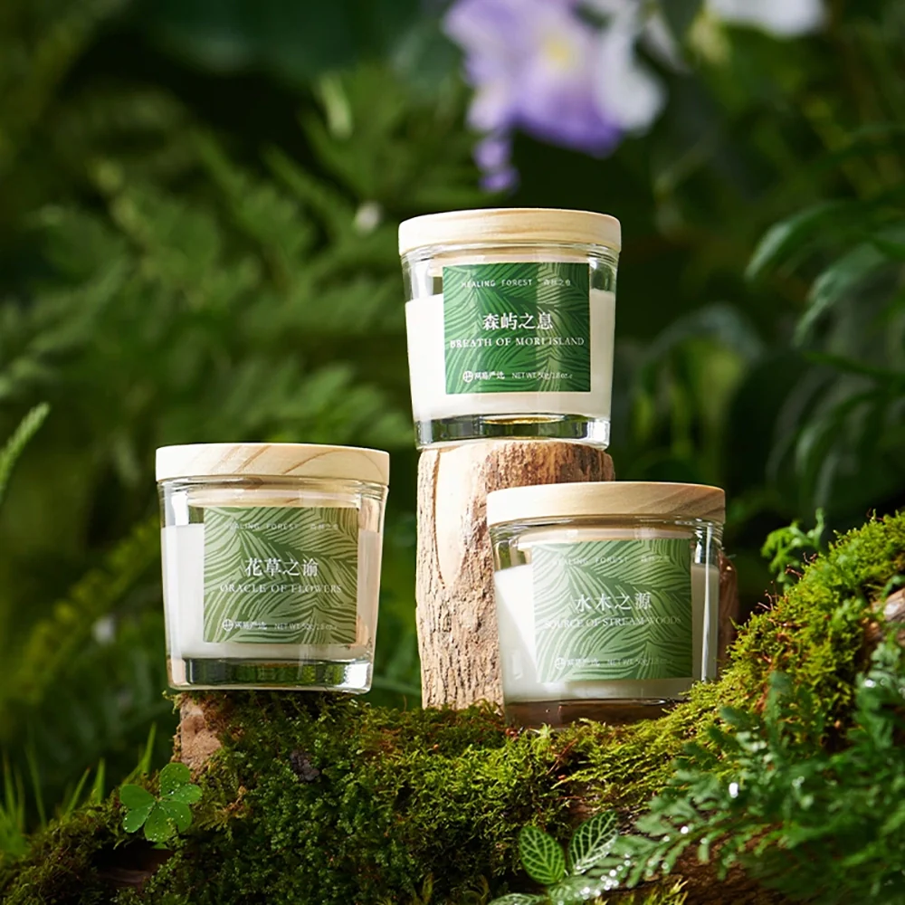 Lifease Healing Forest Aromatherapy Candle - Source of Stream Woods - 50g - Image 3