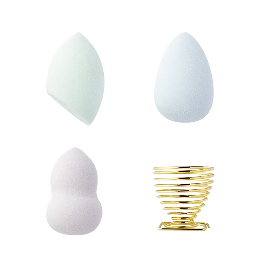 Lifease 3-Piece Makeup Sponge Set with Holder