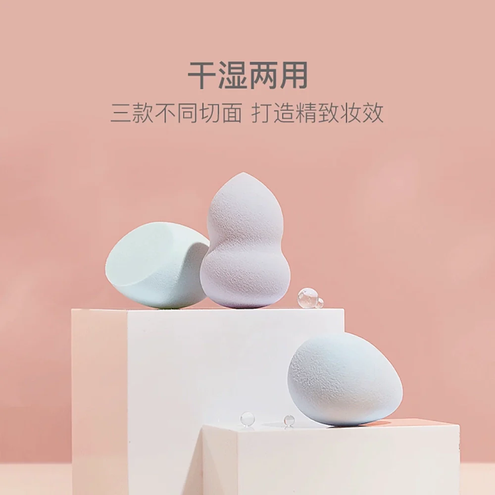 Lifease 3-Piece Makeup Sponge Set with Holder - Image 2