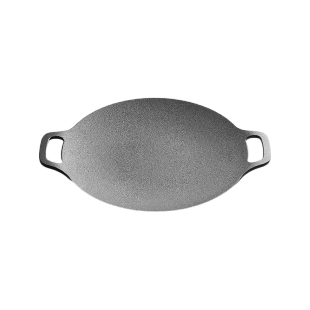NetEase Yanxuan Artisan Series 30 cm Cast Iron Griddle – No Chemical Coating - Round Flat Grill Plate - Image 5
