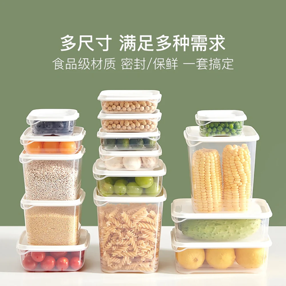 Lifease Food Storage Container Set - 8 Pieces, White - Image 3