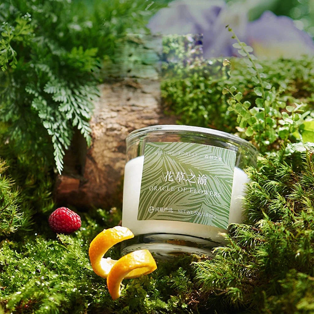 Lifease Healing Forest Scented Candle - Oracle of Flowers, 50g - Image 5